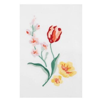 FREE PATTERN DMC Garden Flowers Embroidery 0210