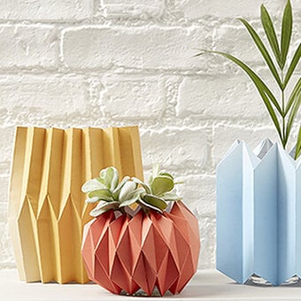 How to Make Origami Vase Sleeves