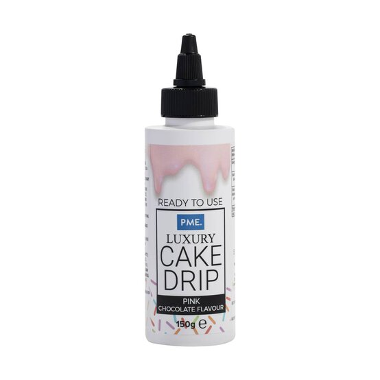 PME Pink Luxury Cake Drip 150g image number 1