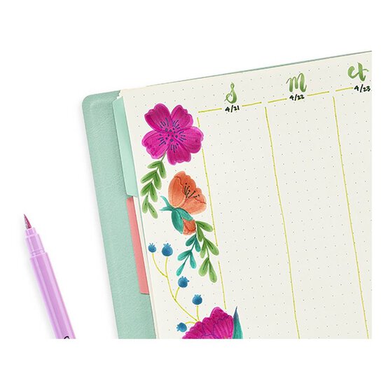 Lustre Metallic Brush Markers 10 Pack image number 5