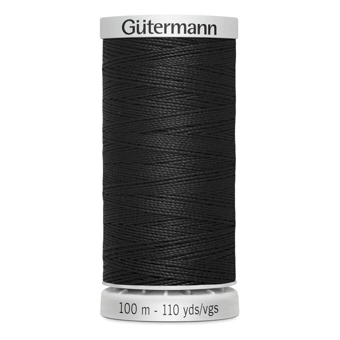 Gutermann Black Upholstery Extra Strong Thread 100m (0) image number 1