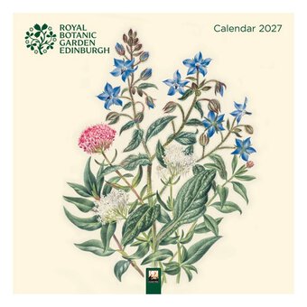 Royal Botanic Garden Edinburgh Wall Calendar 2027