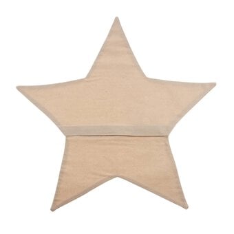Natural Cotton Star Cushion Cover 43cm image number 3