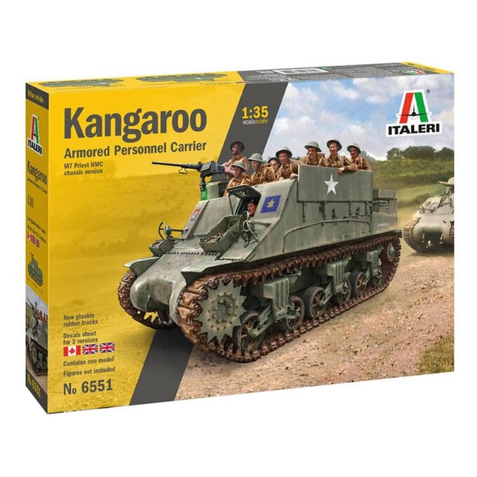 Italeri Kangaroo Armoured Personnel Carrier Model Kit 6551 image number 1