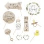 Ginger Ray Botanical Baby Shower Photo Booth Props 10 Pack image number 1