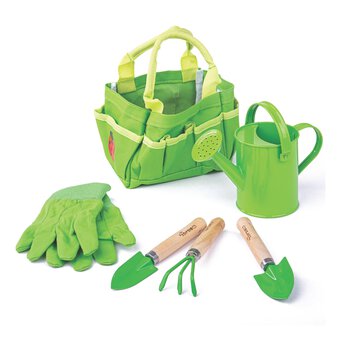 Bigjigs Small Tote Bag with Children's Garden Tools