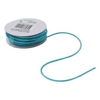 Peacock Lurex Edge Cord 1.6mm x 8m image number 2