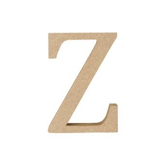 MDF Wooden Letter Z 8cm