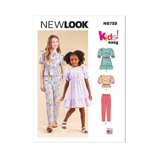 New Look Child&rsquo;s Separates Sewing Pattern 6739 image number 1