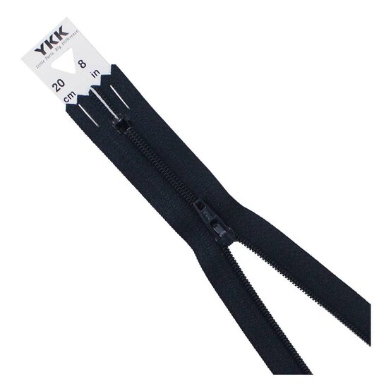 YKK Royal Blue Dress and Skirt Zip 20cm image number 1