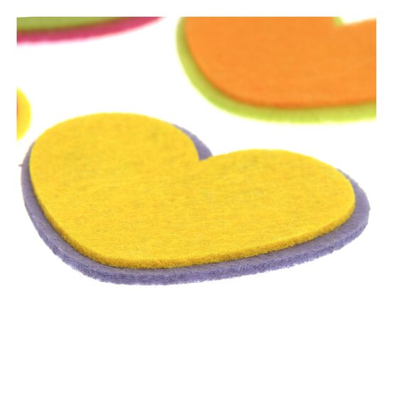 Felt Heart Embellishments 4 Pack image number 4