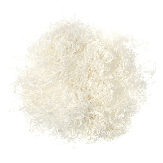 White Shredded Tissue Paper 50g image number 1