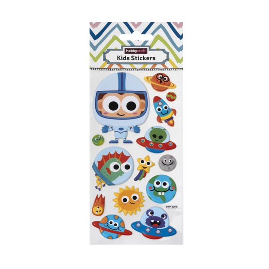Space Puffy Stickers  image number 3