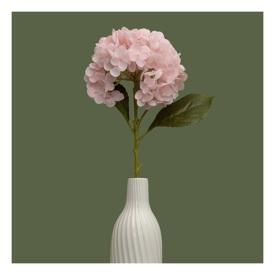 Light Pink Real Touch Hydrangea 49cm image number 2