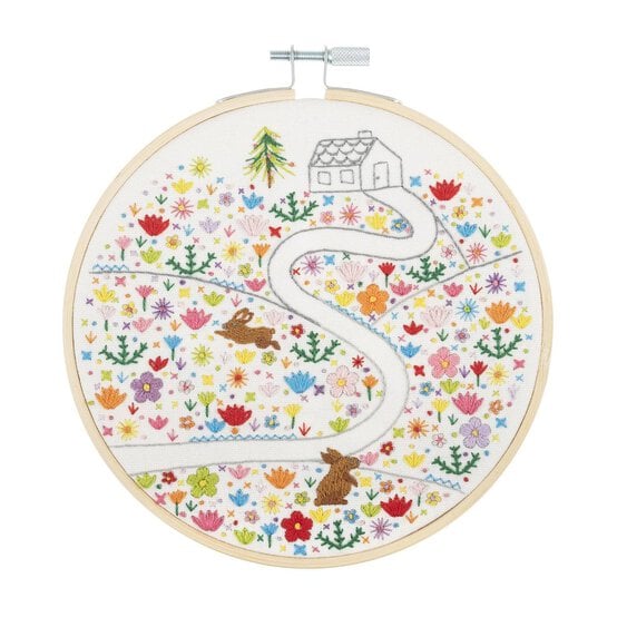 Trimits Floral Journey Embroidery Hoop Kit image number 2