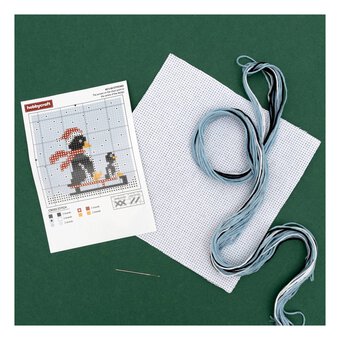 Penguins Mini Cross Stitch Kit
