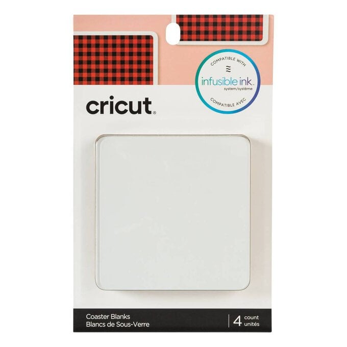 Cricut Blank Square Coasters 4 Pack image number 1
