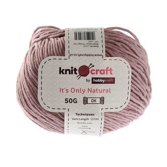 Knitcraft Lilac It's Only Natural Light DK Yarn 50g