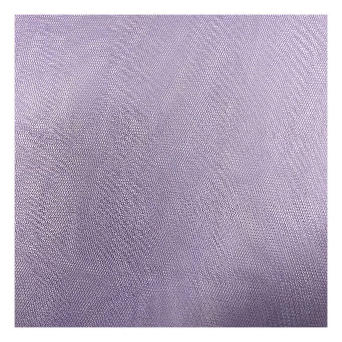 Lilac Nylon Dress Net Fabric by the Metre image number 1