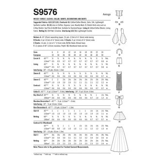 Simplicity Women's Costume Sewing Pattern S9576 (H5 6-14)