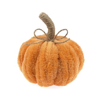 Orange Chenille Pumpkin 9cm