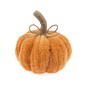 Orange Chenille Pumpkin 9cm image number 1