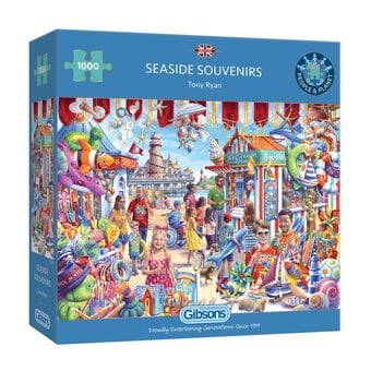 Gibsons Seaside Souvenirs Jigsaw Puzzle 1000 Pieces