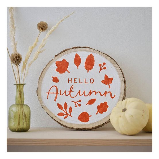 Natural Wooden Pine Slice 20cm image number 5