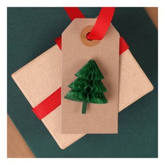Honeycomb Christmas Tree Toppers 4 Pack image number 2