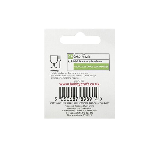 Zipper Bags with Handles 25 Pack  image number 5