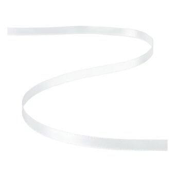 Ivory Double-Faced Satin Ribbon 6mm x 5m