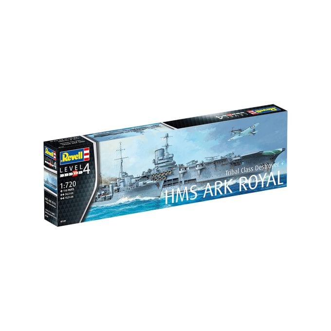 Revell HMS Ark Royal and Destroyer Model Kit 1:720 image number 1