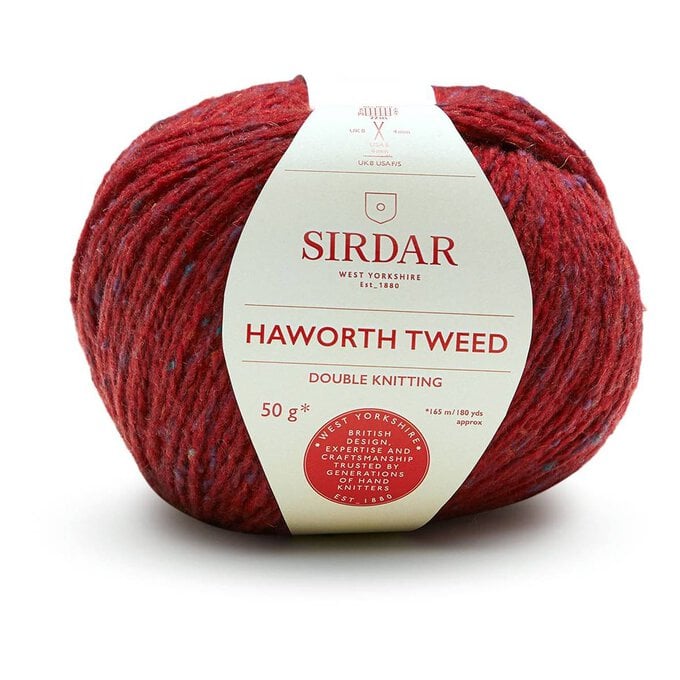 Sirdar West Riding Red Haworth Tweed DK 50g image number 1