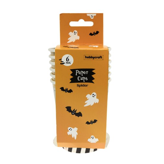 Spider Paper Cups 6 Pack image number 4