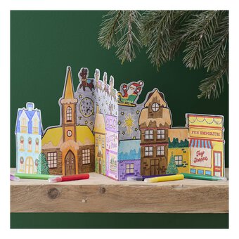 Christmas Village Colouring Kit