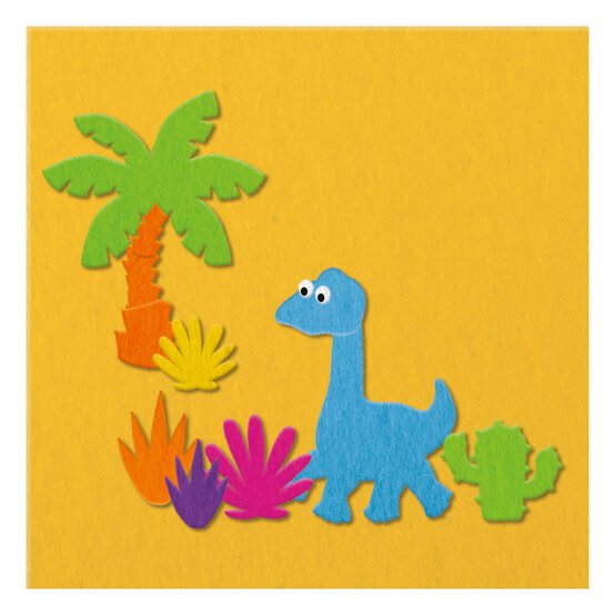 Fuzzy-Felt Dinosaur Drawer Set image number 2