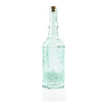 Tall Square Green Glass Bottle 700ml