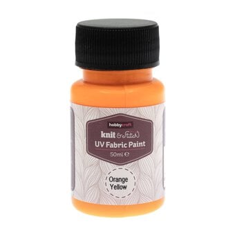 Orange Yellow Midnight Shine UV Blacklight Paint 50ml
