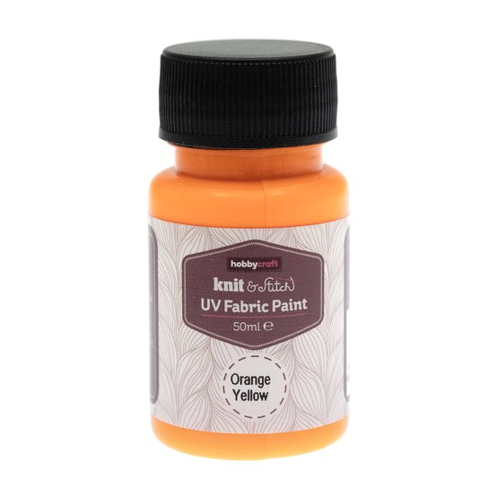 Orange Yellow Midnight Shine UV Blacklight Paint 50ml image number 1