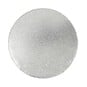 Silver Round Cake Drum 6 Inches image number 1