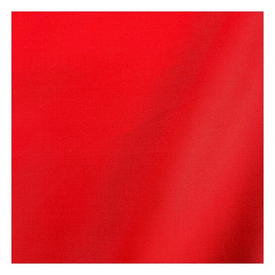 Red Polycotton Drill Fabric by the Metre image number 2