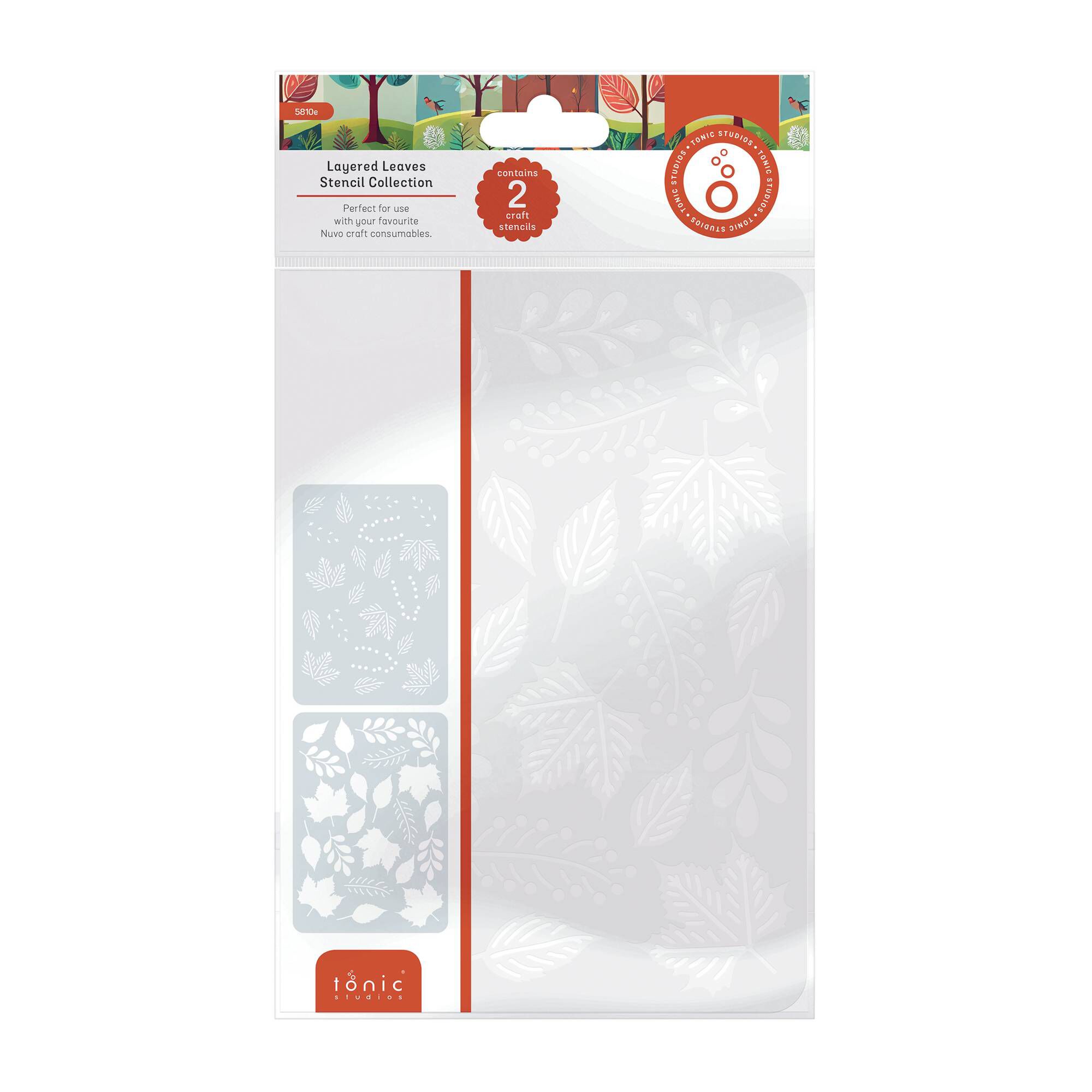 PRO ART Oiled Stencil Board Lettering Set - 6 Inch Reusable Stencils For Signs & Projects