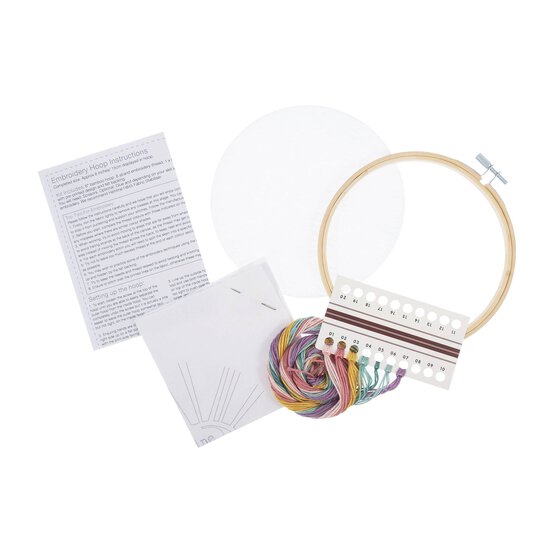 Trimits Rainbow Embroidery Hoop Kit image number 3