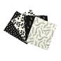 Black and White Print Cotton Fat Quarters 4 Pack image number 1