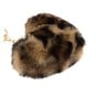 Leopard Pom Pom Heart Keyring image number 3