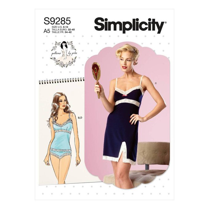 Simplicity Camisole and Slip Sewing Pattern S9285 (6-14) image number 1