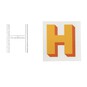 Cold Transfer and Bling Letter H Sticker Set image number 3