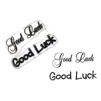 Woodware Good Luck Clear Stamps 2 Pack