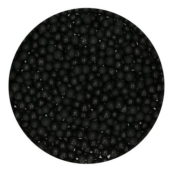 FunCakes Black Soft Pearls 4mm 60g