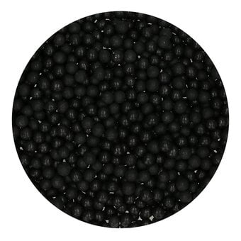 FunCakes Black Soft Pearls 4mm 60g image number 2